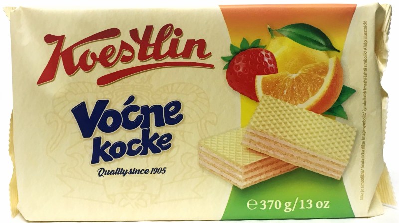 Pack of Koestlin Fruit Wafers, 370g