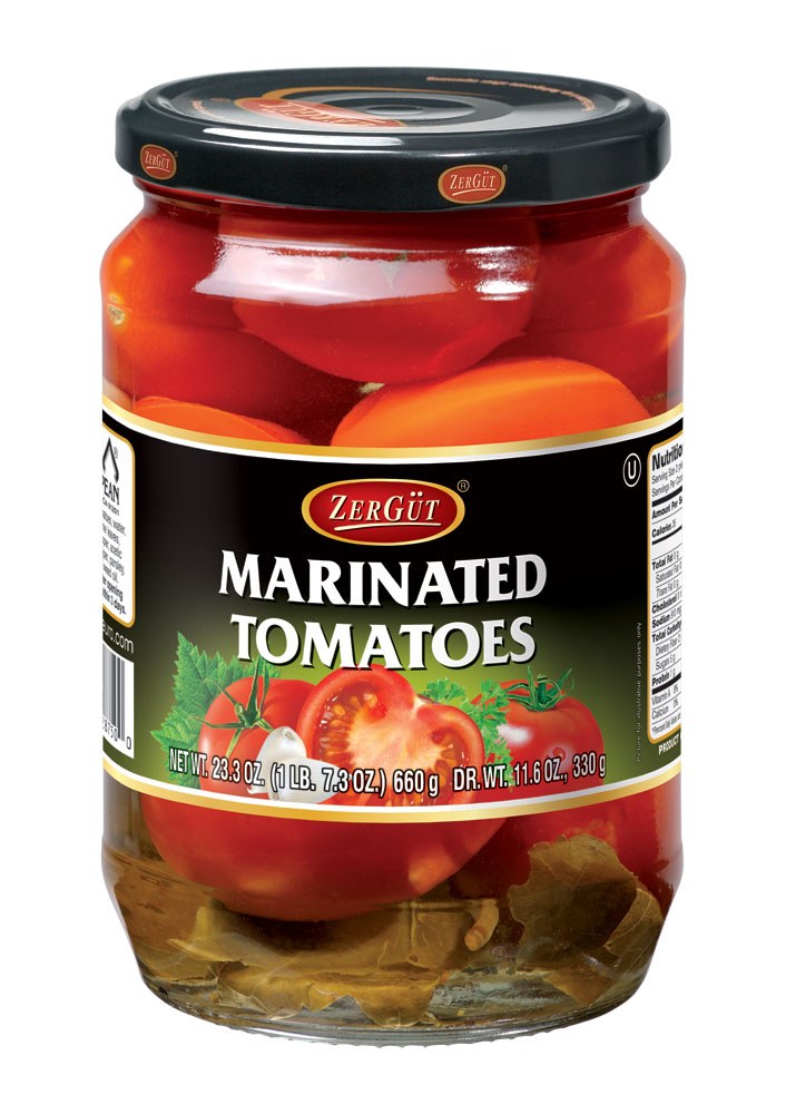 jar of Zergut Marinated Tomatoes, 330g