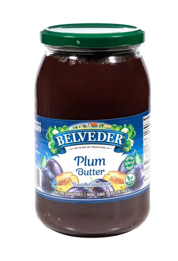 jar of Belveder Plum Butter Jam, 1000g