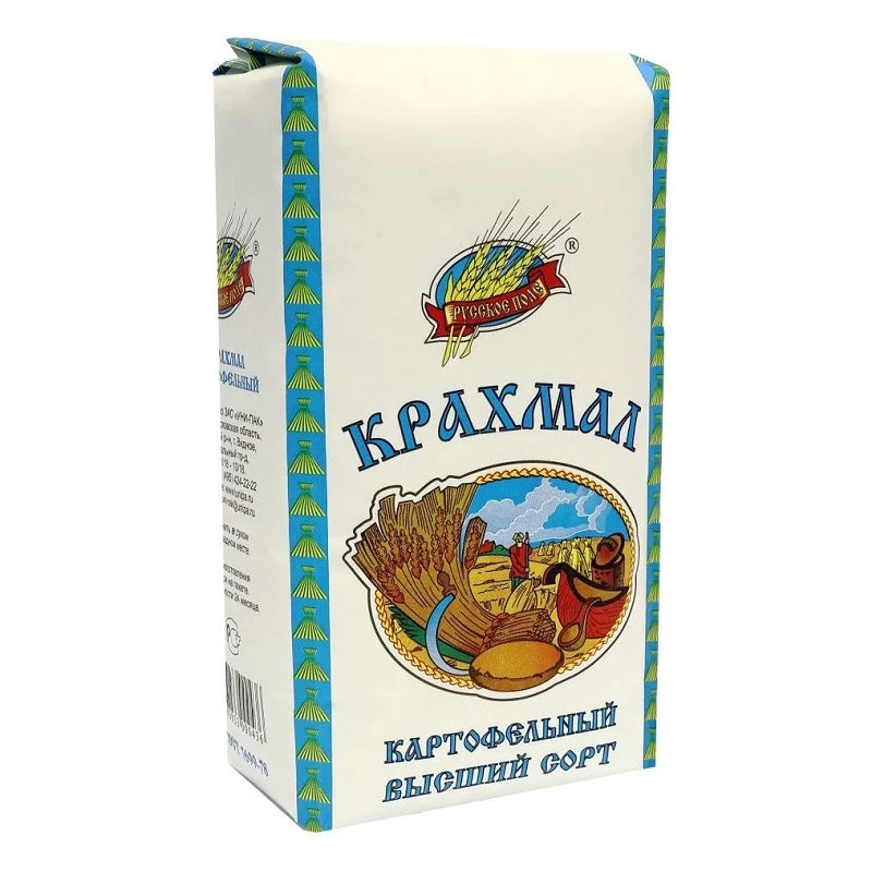 Box of Russkoye Pole Starch Potato Premium, 100g