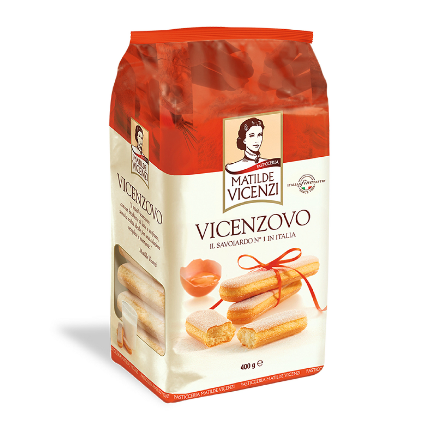 Pack of Matilde Vicenzi Vicenzovo Ladyfingers, 400g