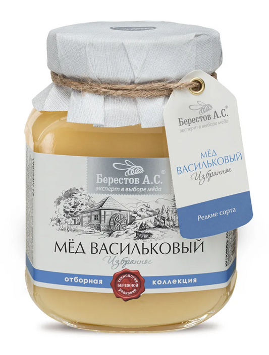 jar of Berestov A.S. Cornflower Honey, 500g