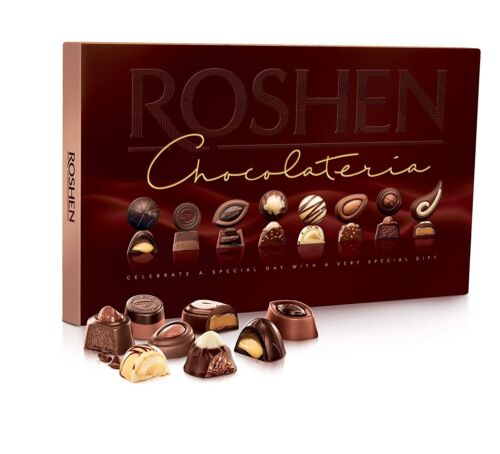 Коробка шоколада Roshen Chocolateria, 256г