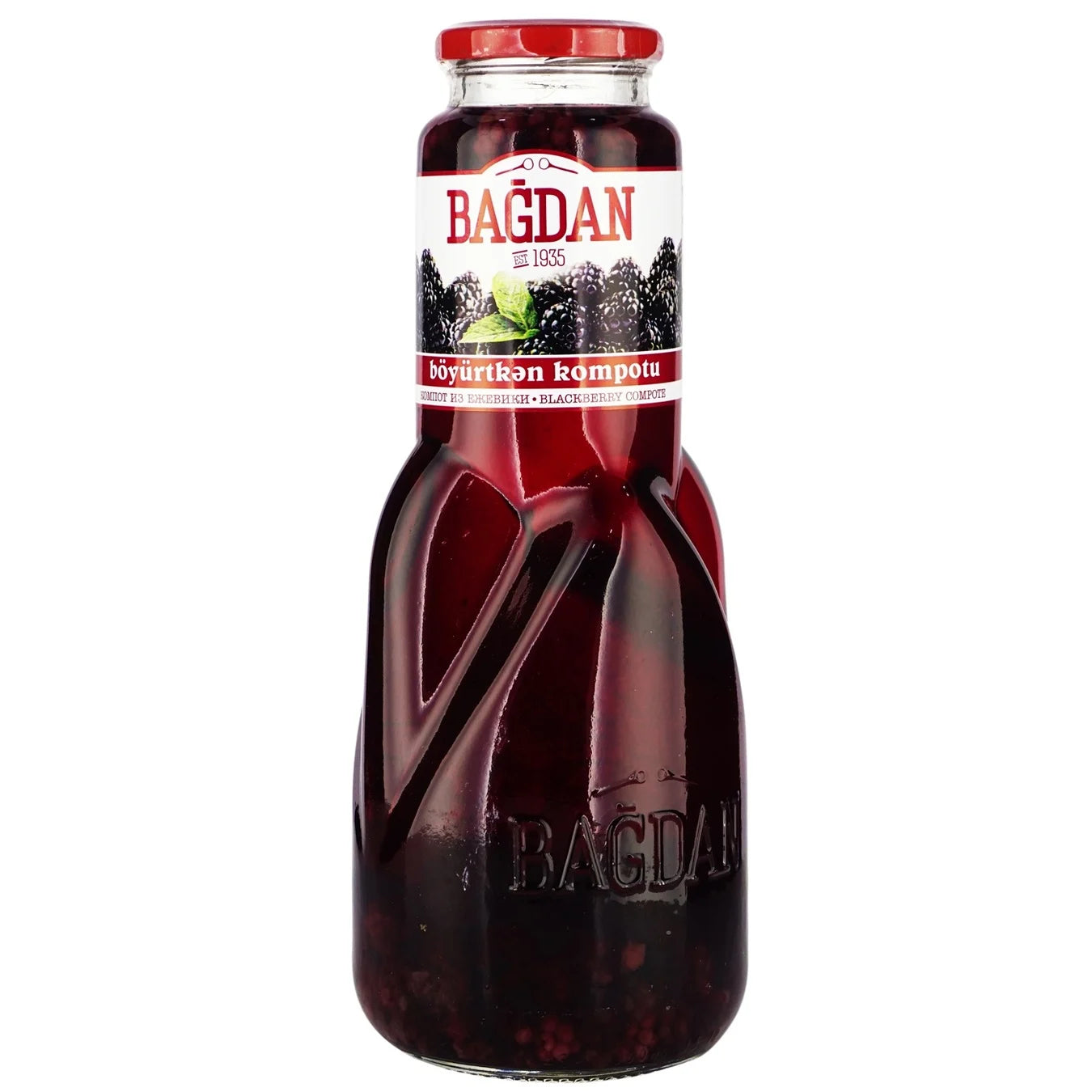 bottle of Bagdan Blackberry Compote, 1L