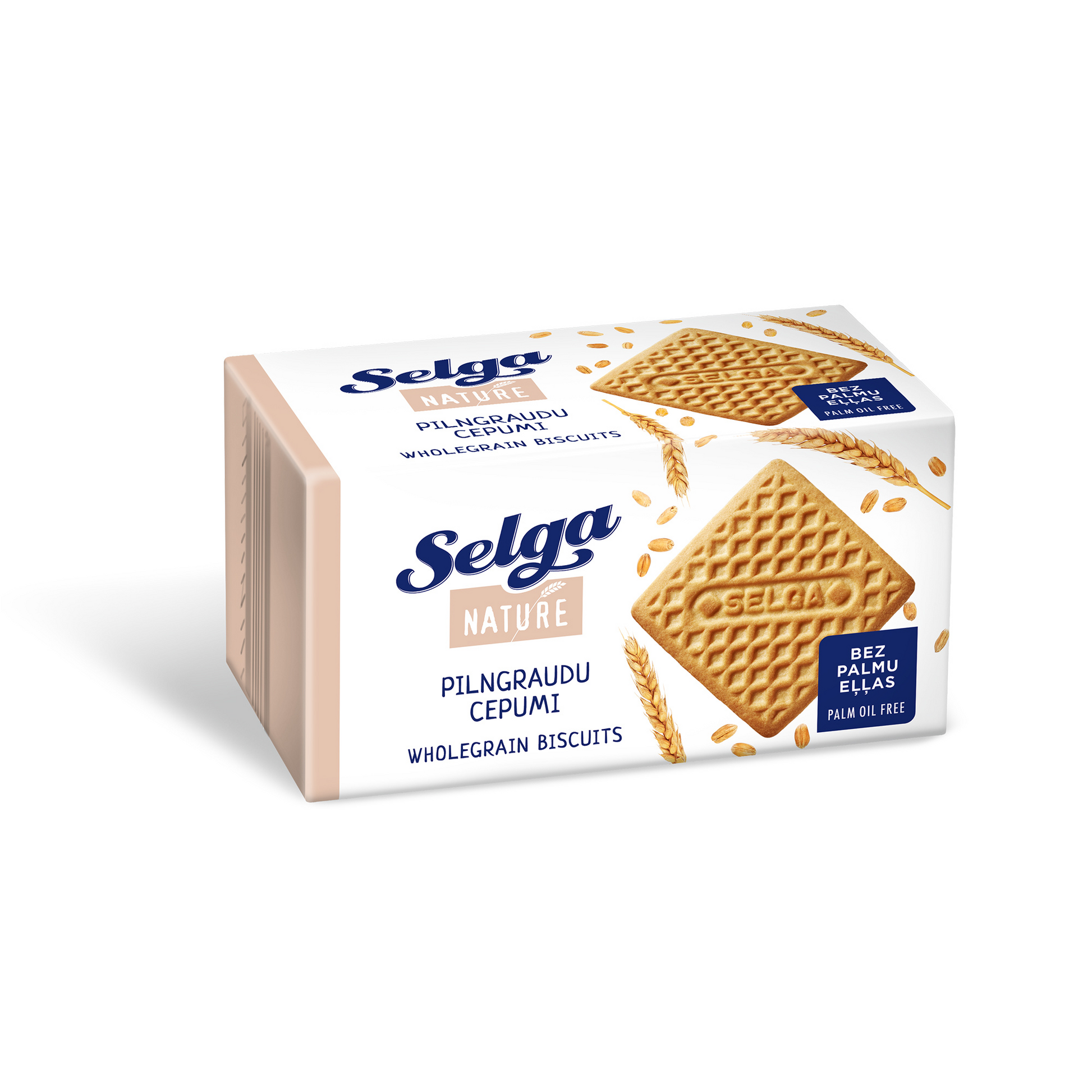 Selga Nature Wholegrain Biscuits, 180g box