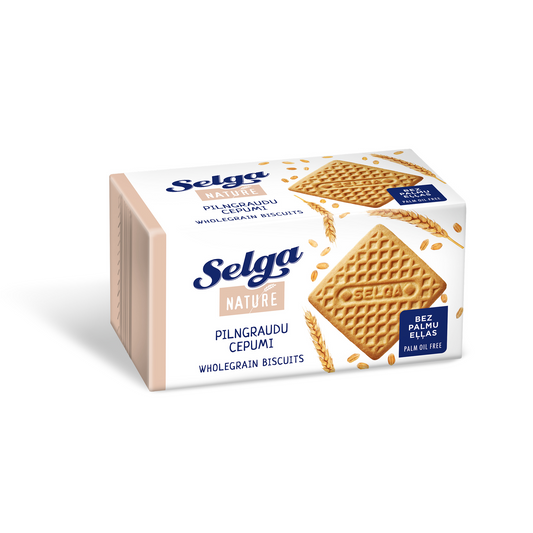 Selga Nature Wholegrain Biscuits, 180g box